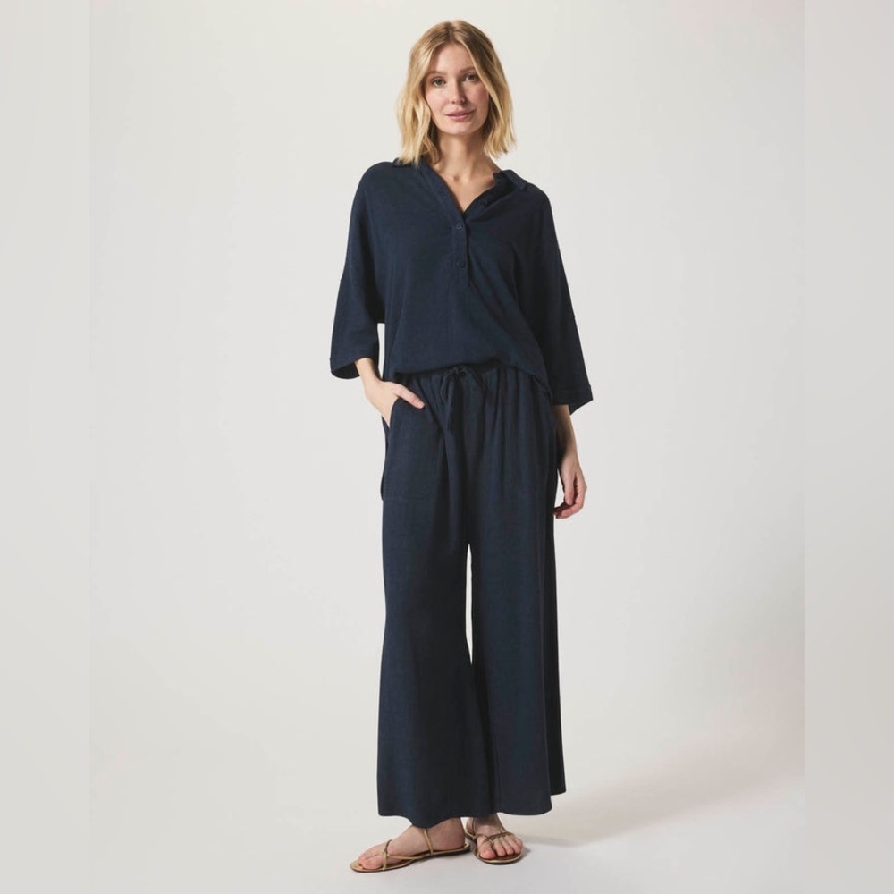 SPLENDID - Viscose linen Blend Coastal Pant Small - Picture 3 of 11